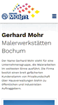 Mobile Screenshot of mohr-maler.de